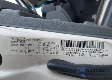 2006 Jeep Commander from USA, damaged, VIN 1J8HH48K46C206575